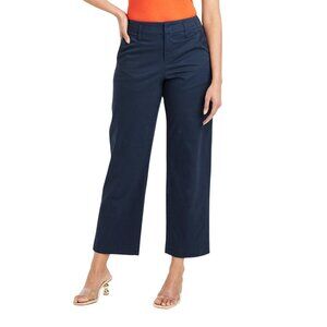 NWT A New Day Womens High-Rise Straight Ankle Chino Pants 89476958 Navy Blue 4